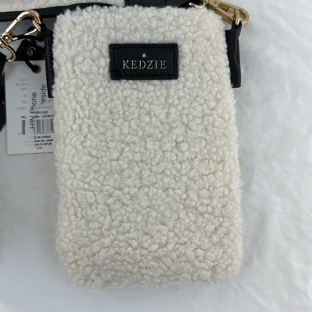 NWT Kedzie Sherpa Phone Bag - Picture 2 of 10